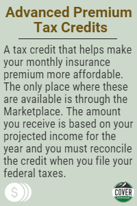 Advanced Premium Tax Credit Graphic