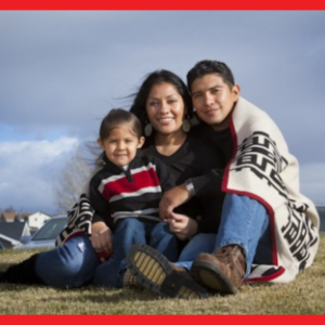 image of a Native American family
